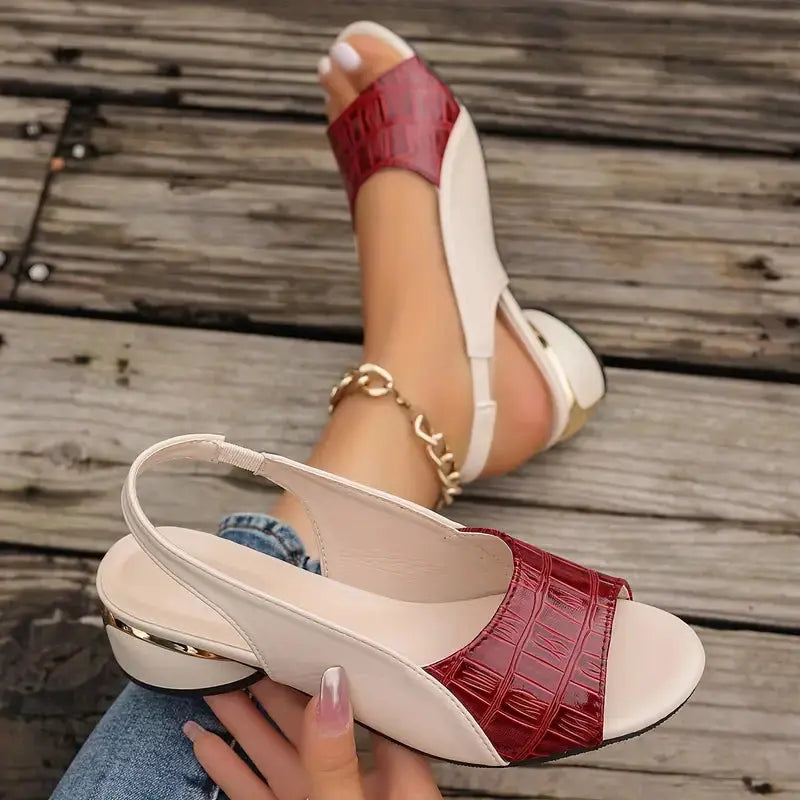 Isla | Leather Comfort Sandals oaklynwear