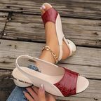 Isla | Leather Comfort Sandals oaklynwear