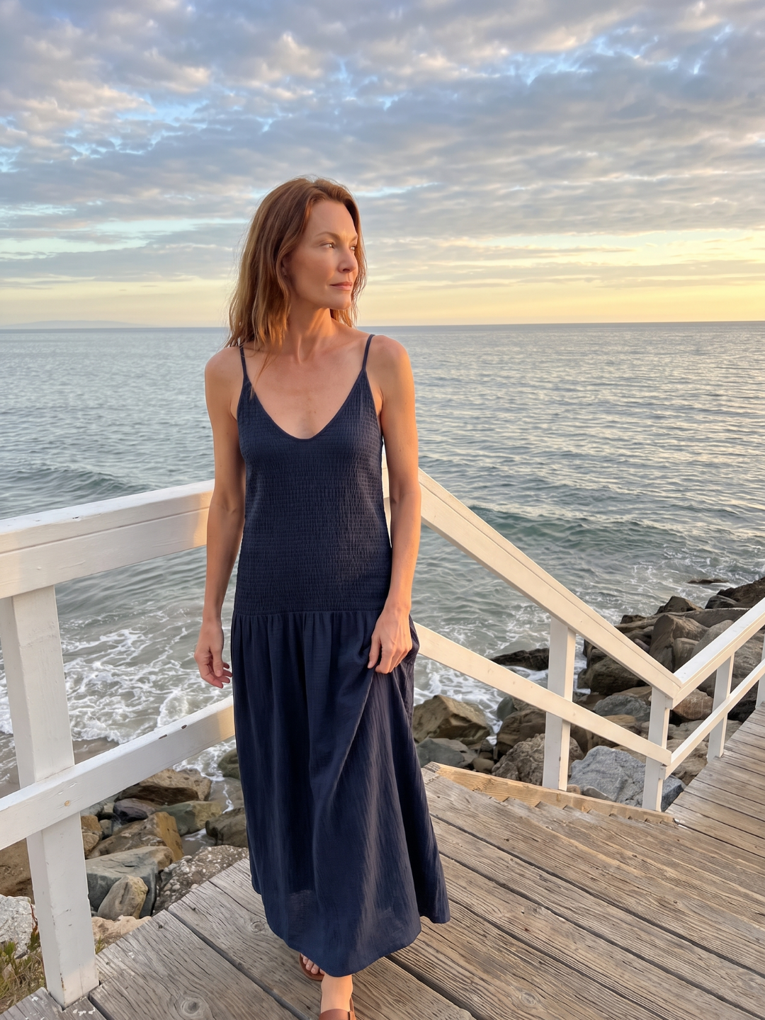 Iris | Women's Patchwork Maxi Dress oaklynwear