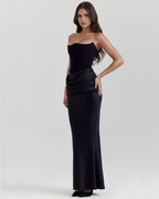 Vivienne | Strapless Corset Maxi Dress oaklynwear