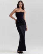 Vivienne | Strapless Corset Maxi Dress oaklynwear