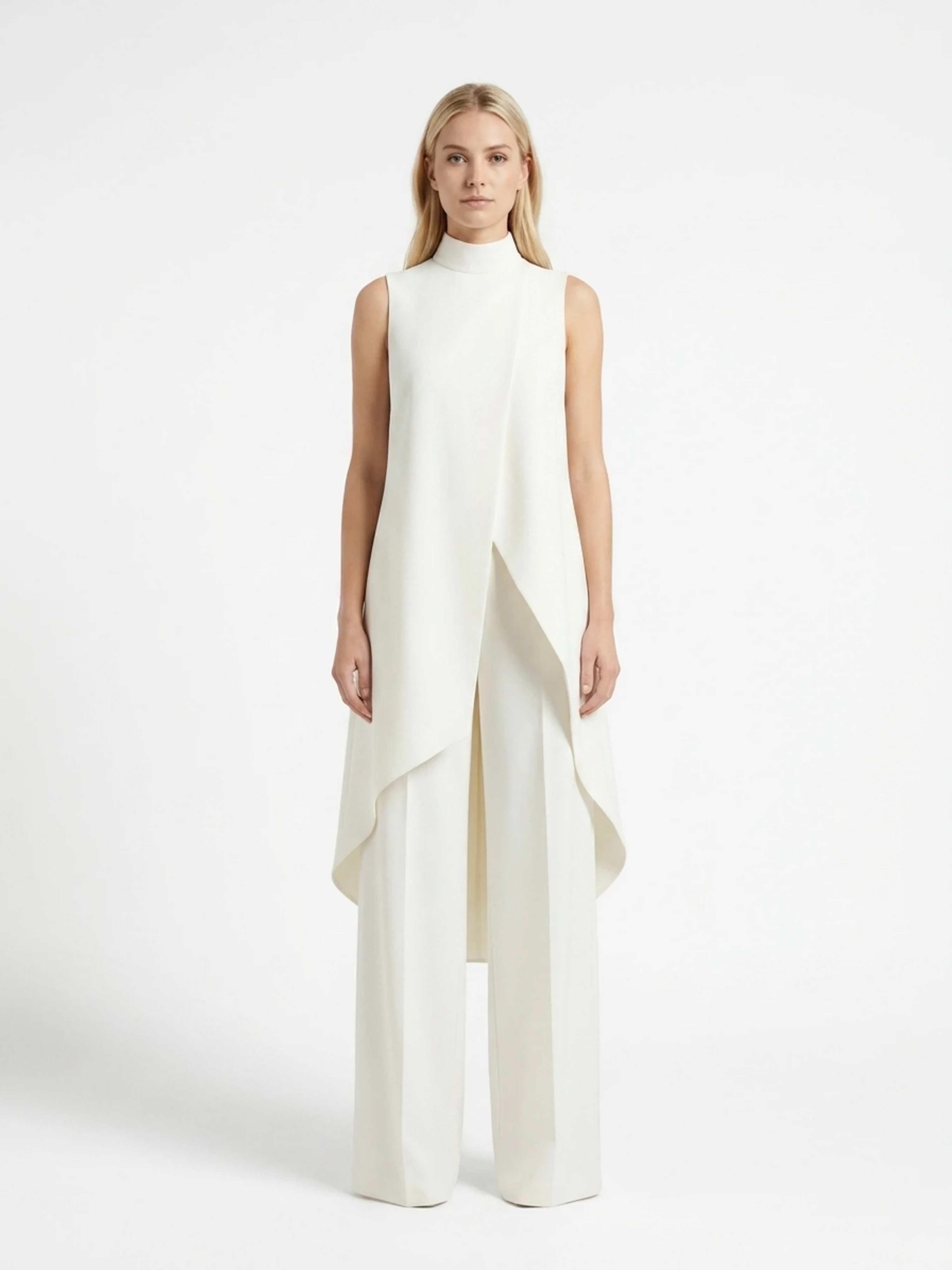 Harlow | Asymmetric Top Wide-Leg Pants Set oaklynwear