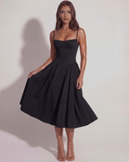 Francesca | Sweetheart Corset Midi Dress oaklynwear