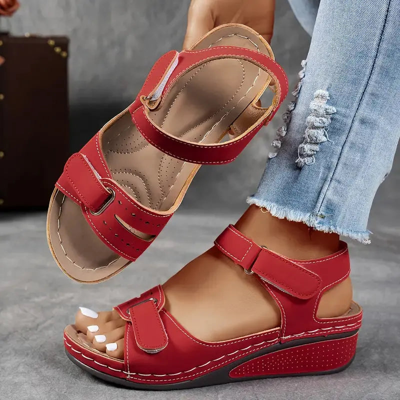 Eden | Orthopedic Sandals with Wedge Heel oaklynwear