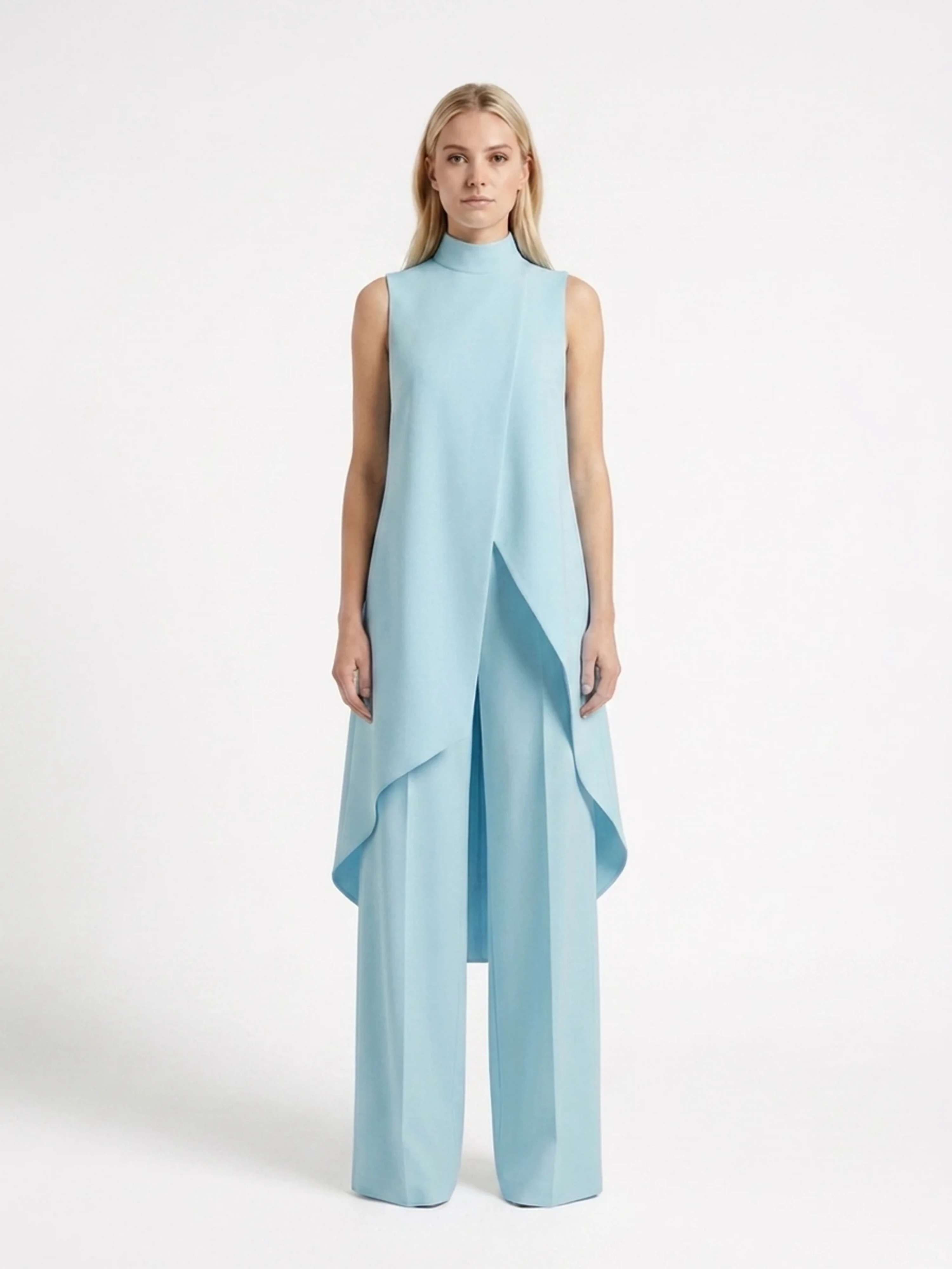 Harlow | Asymmetric Top Wide-Leg Pants Set oaklynwear