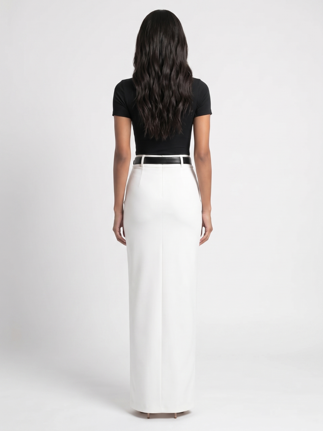 Audrey | Turtleneck Top Midi Skirt Two-Piece Set oaklynwear