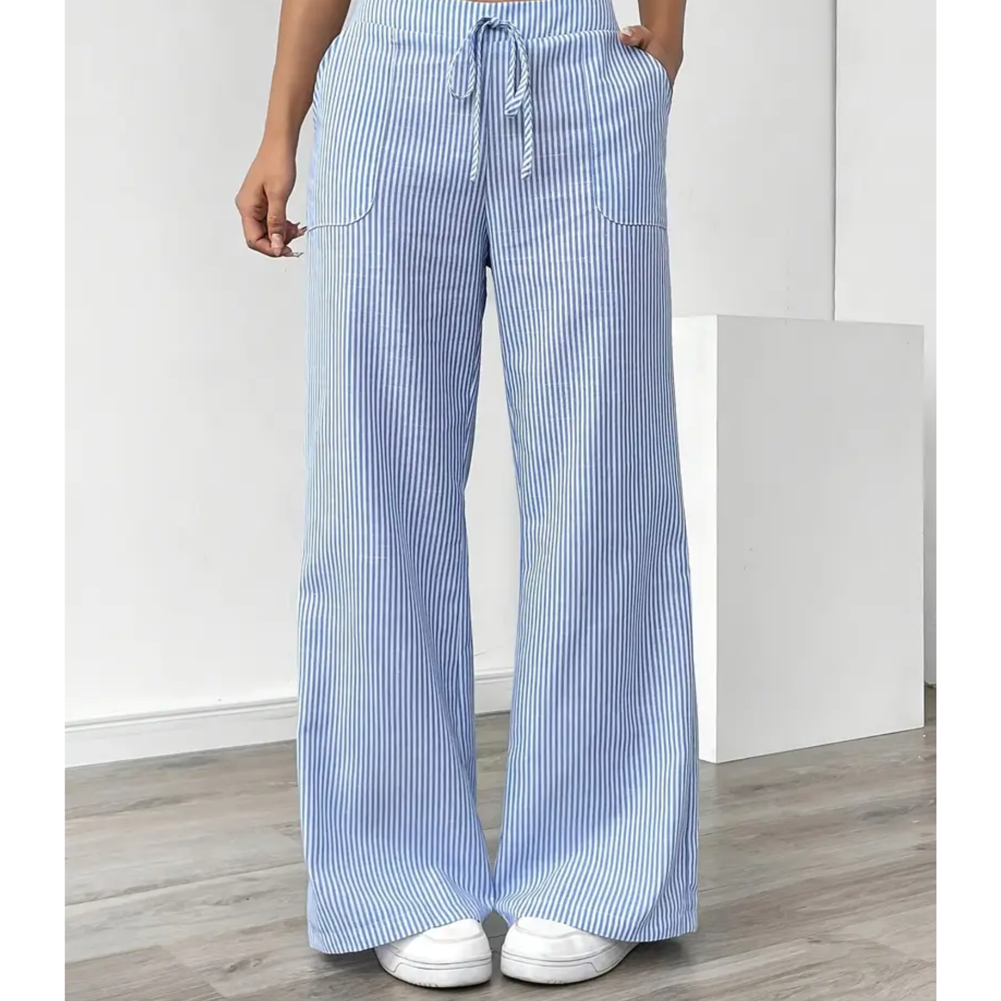 Amber™ | Striped Pant With Pockets oaklynwear
