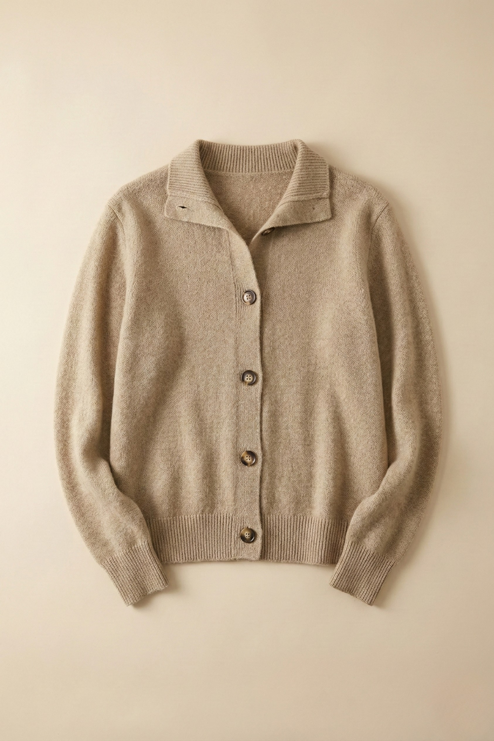 Everly | Button-Up Collared Cardigan with Statement Buttons, Cozy Winter Knit oaklynwear