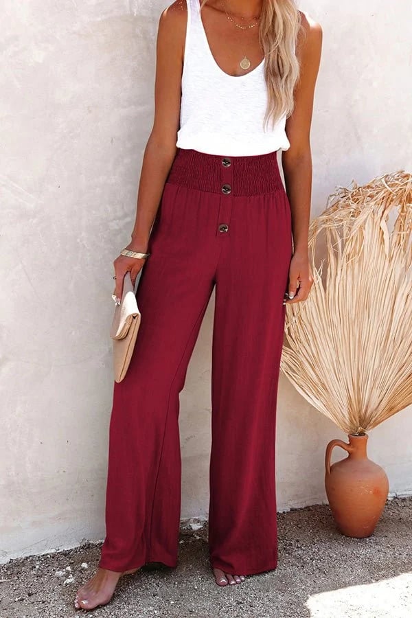 Sharon™ | Comfortable High-Waisted Trousers oaklynwear