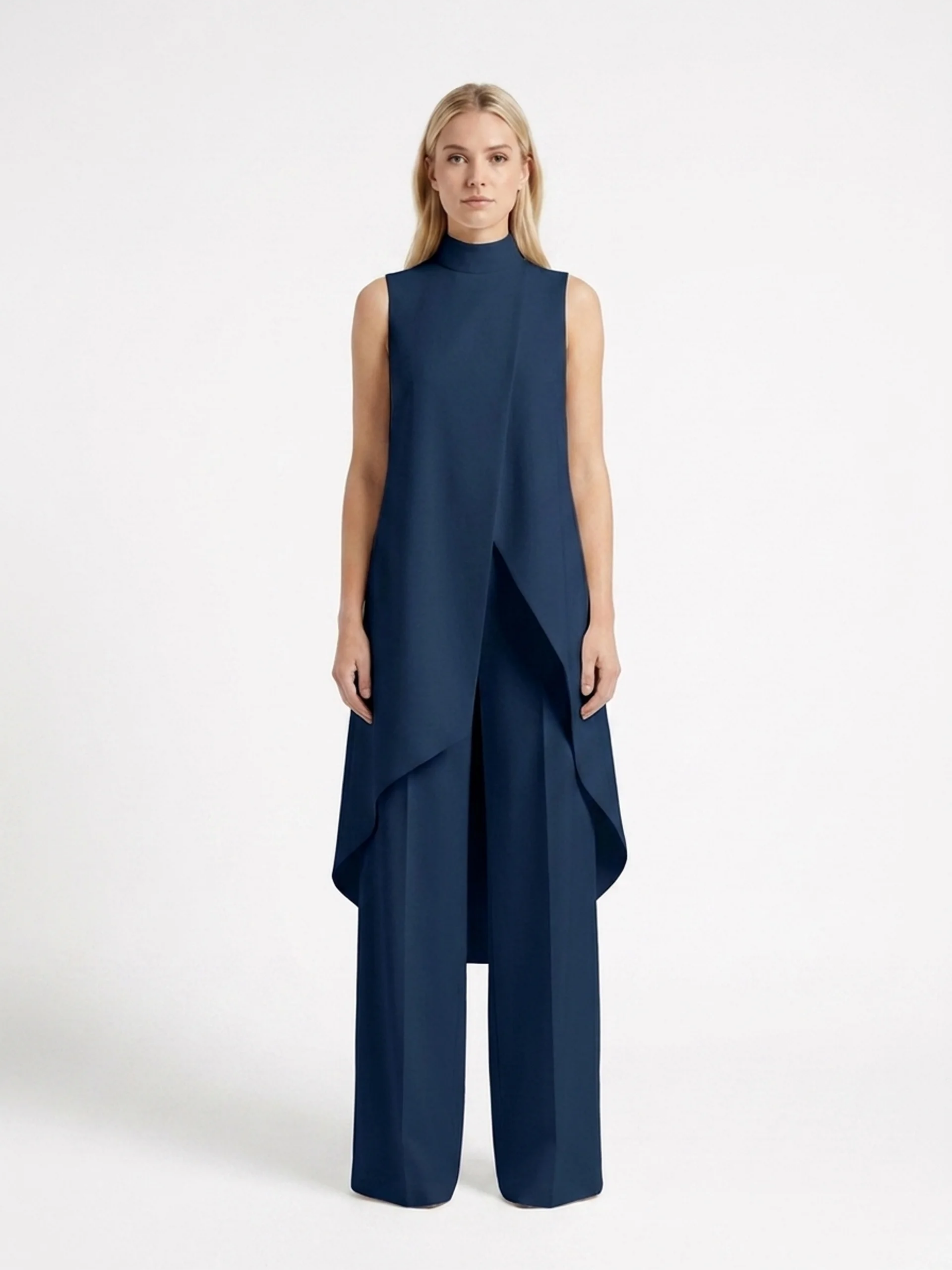 Harlow | Asymmetric Top Wide-Leg Pants Set oaklynwear