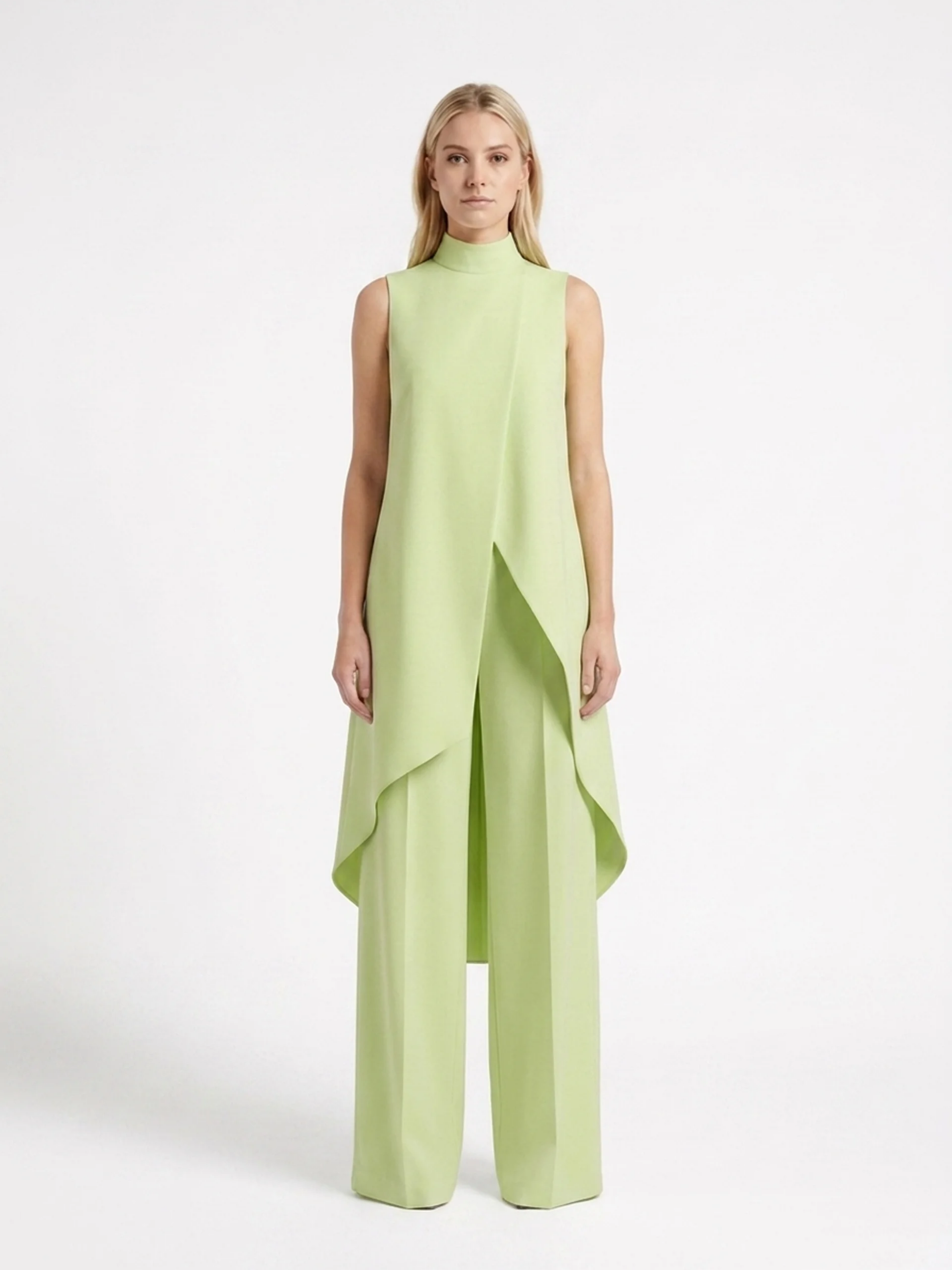 Harlow | Asymmetric Top Wide-Leg Pants Set oaklynwear