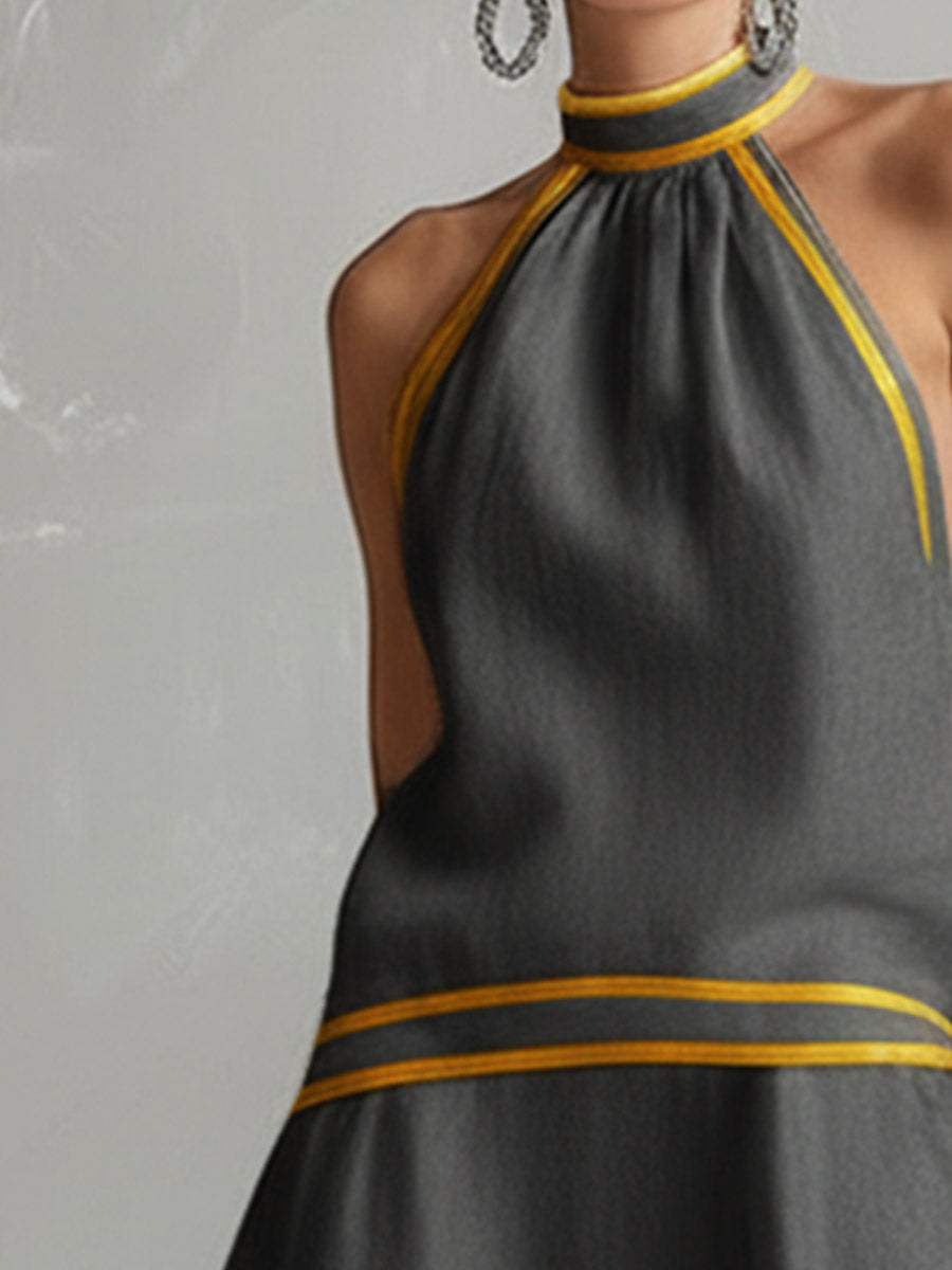 Sunny | Women's Halter Mini Dress oaklynwear
