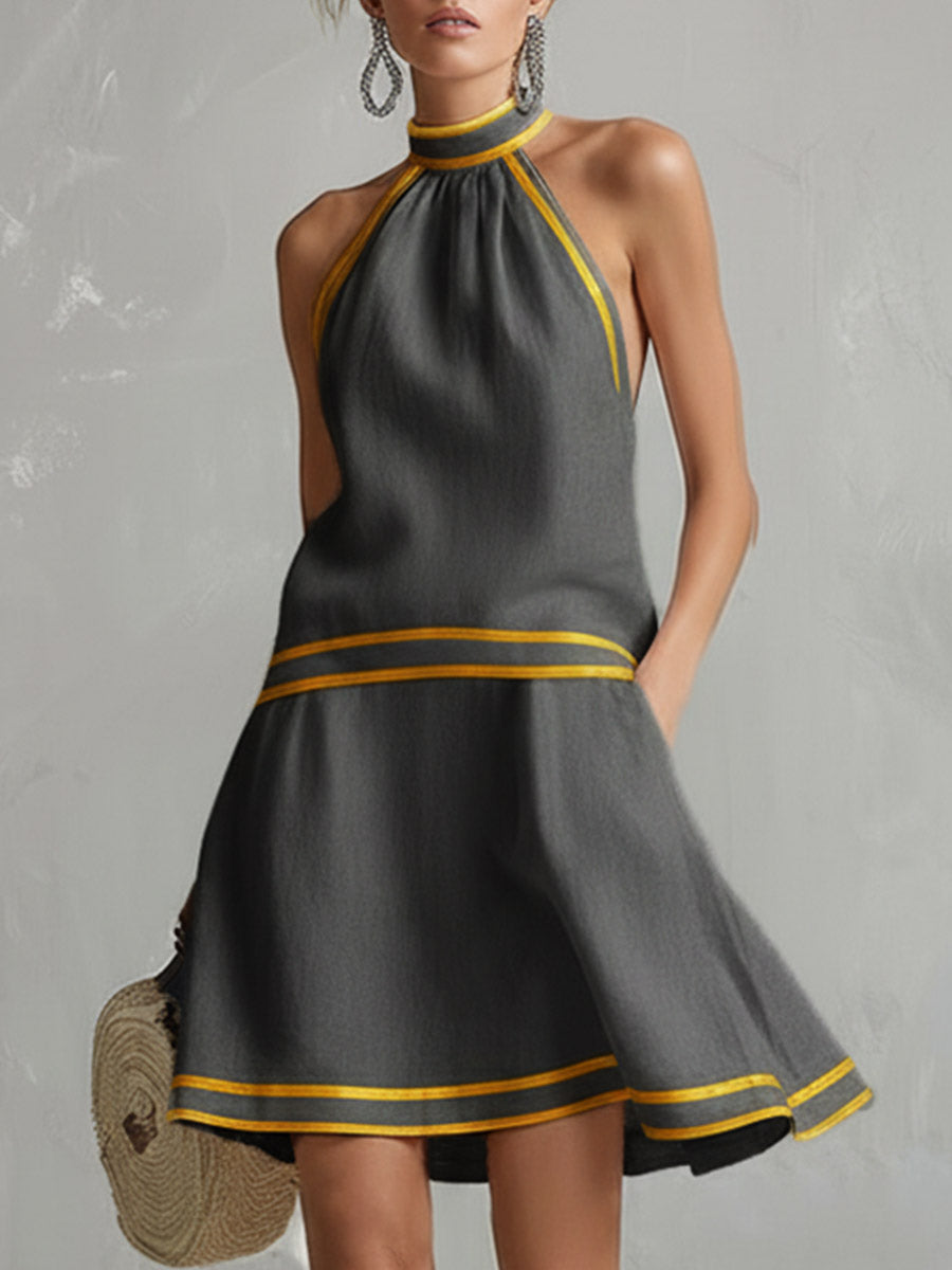 Sunny | Women's Halter Mini Dress oaklynwear