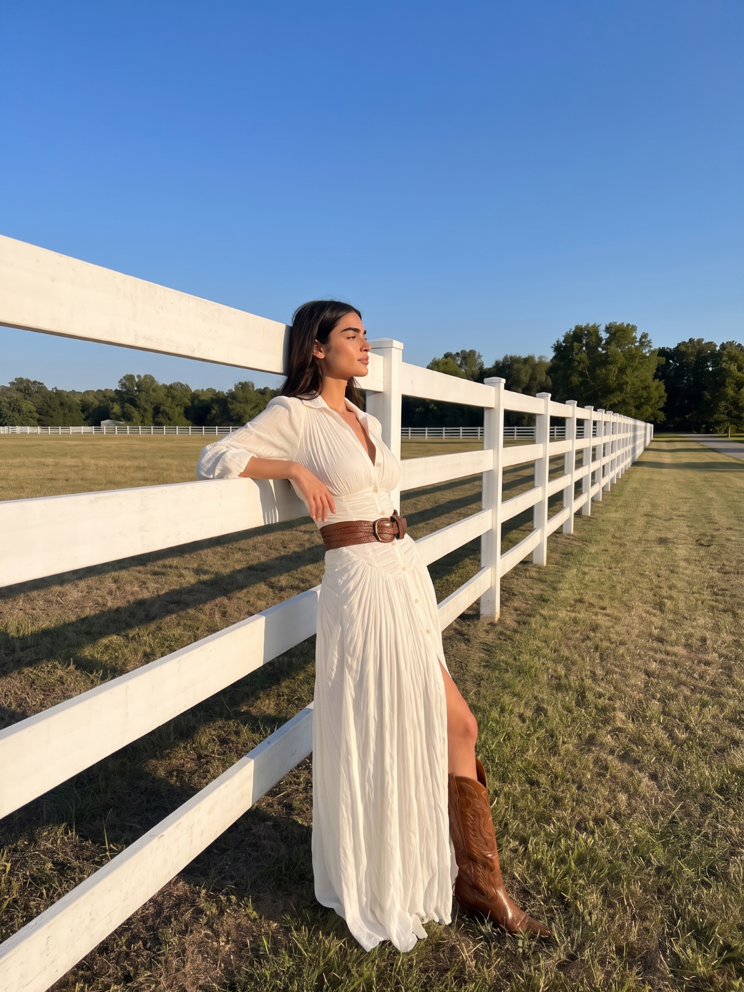 Stevie | Ruched Button-Down Boho Maxi Dress oaklynwear