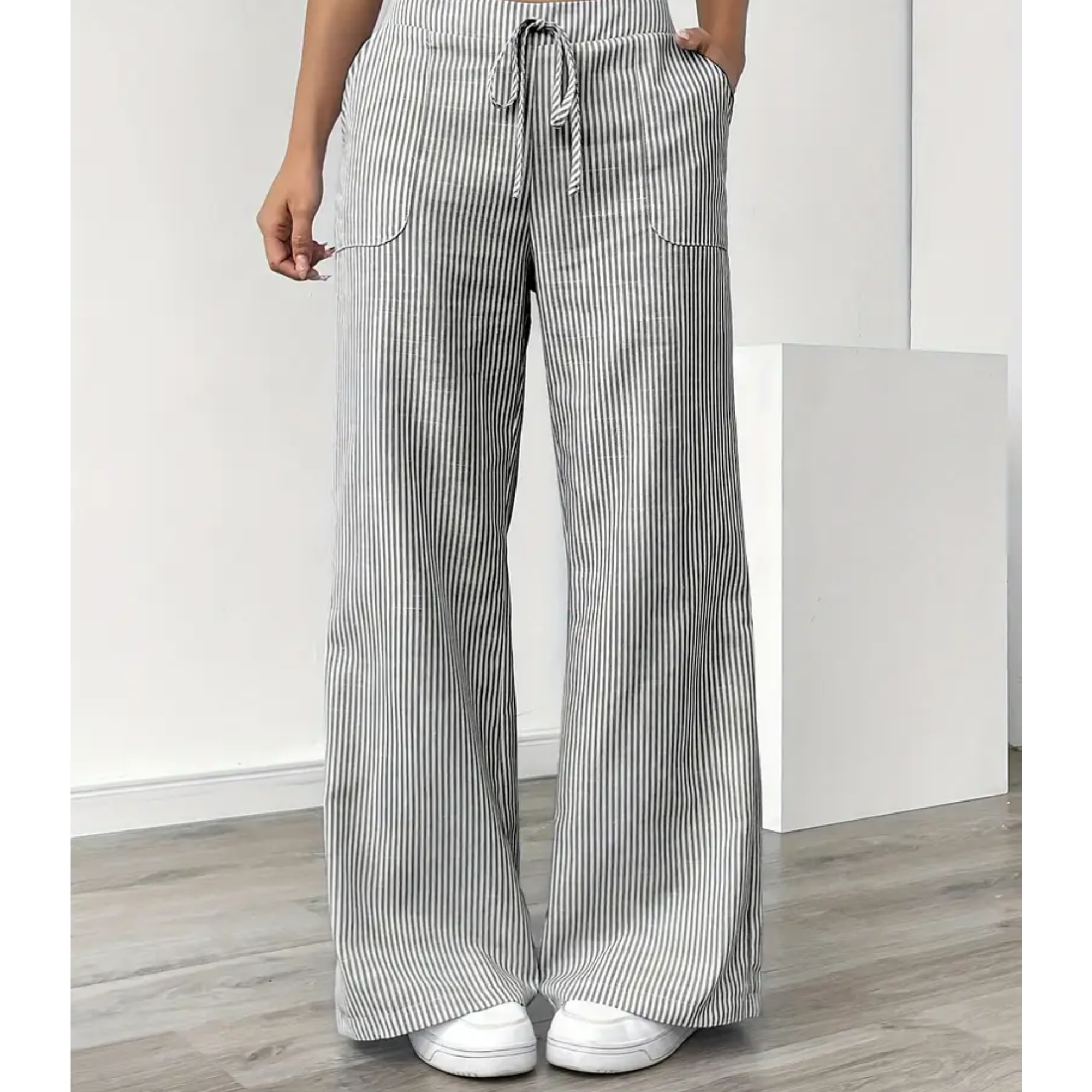 Amber™ | Striped Pant With Pockets oaklynwear