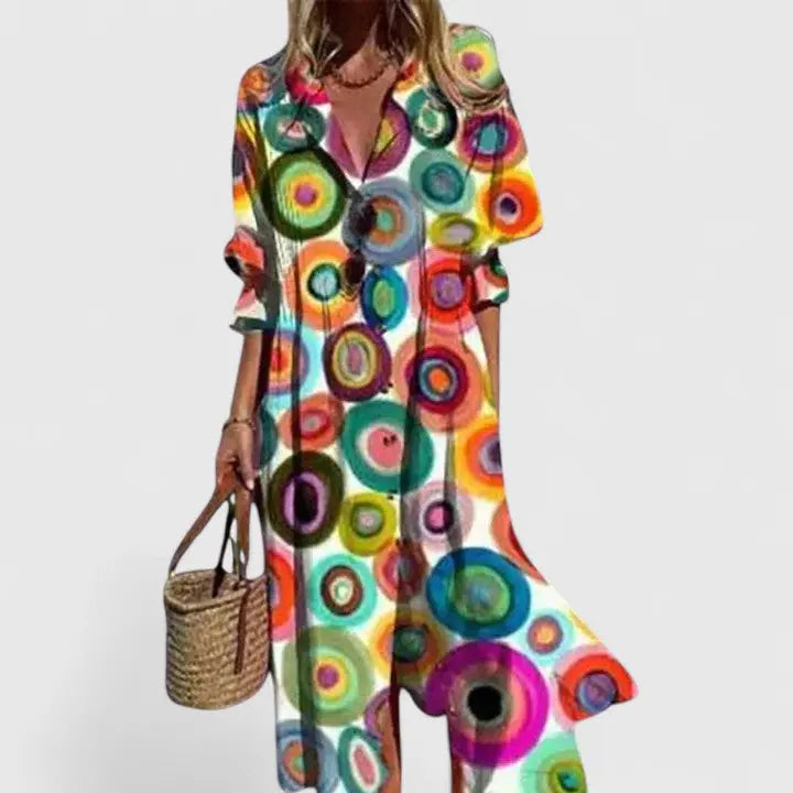 Paula | Elegant Boho Dress oaklynwear