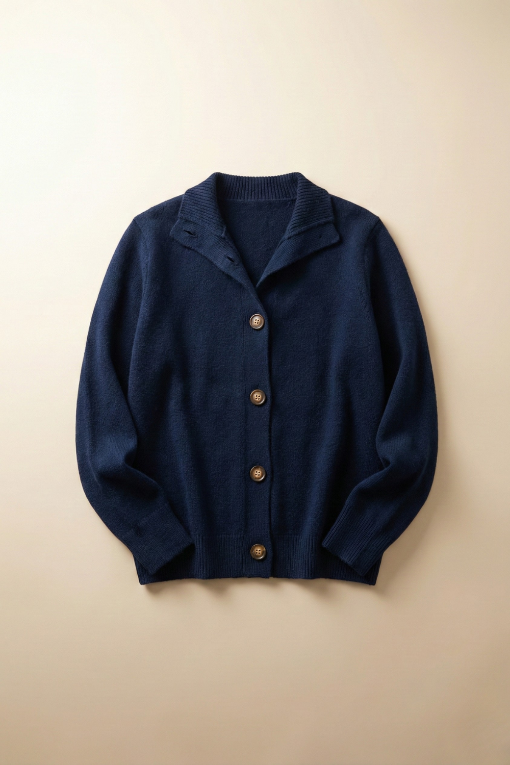 Everly | Button-Up Collared Cardigan with Statement Buttons, Cozy Winter Knit oaklynwear