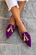 Women's Tassel Slip-On Loafers oaklynwear