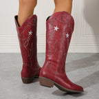 Eadith | Women's Wide Calf Western Cowboy Boots oaklynwear