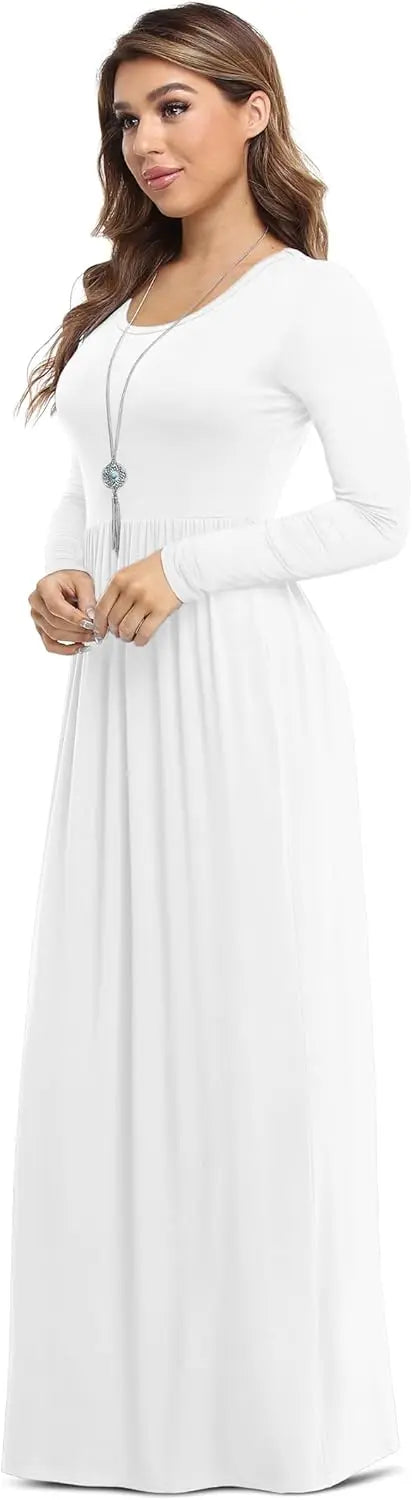 Mila | Long Sleeve Maxi Dress oaklynwear