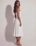 Francesca | Sweetheart Corset Midi Dress oaklynwear