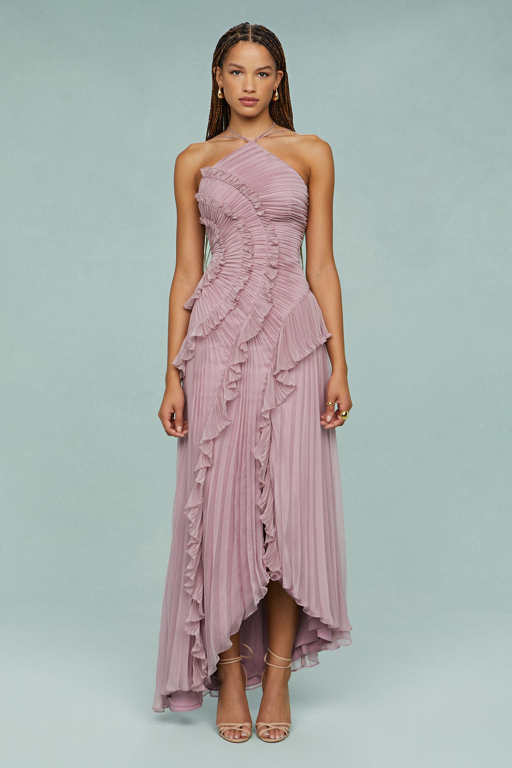 Estelle | Women's Elegant Halter Dress oaklynwear
