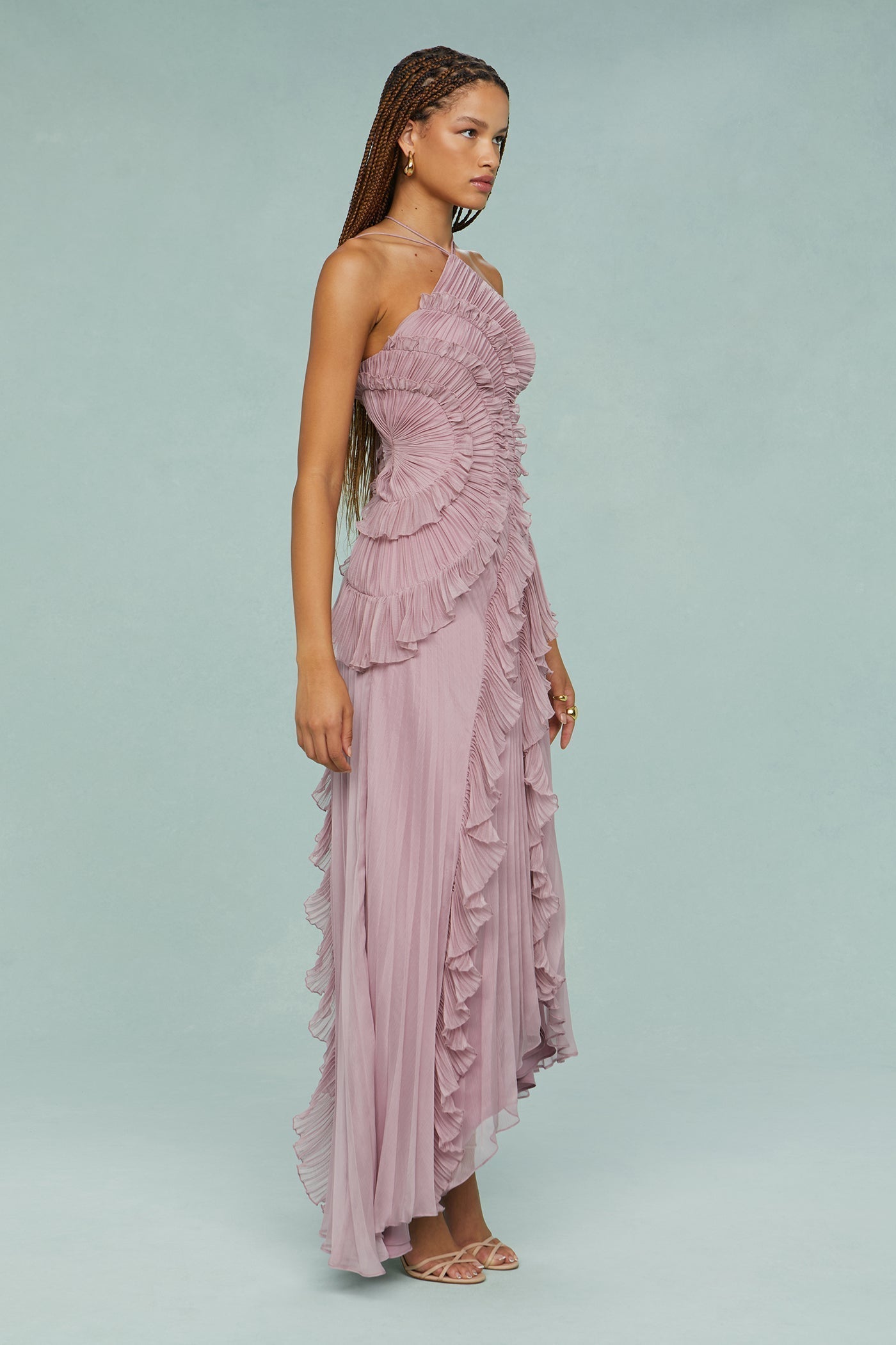 Estelle | Women's Elegant Halter Dress oaklynwear