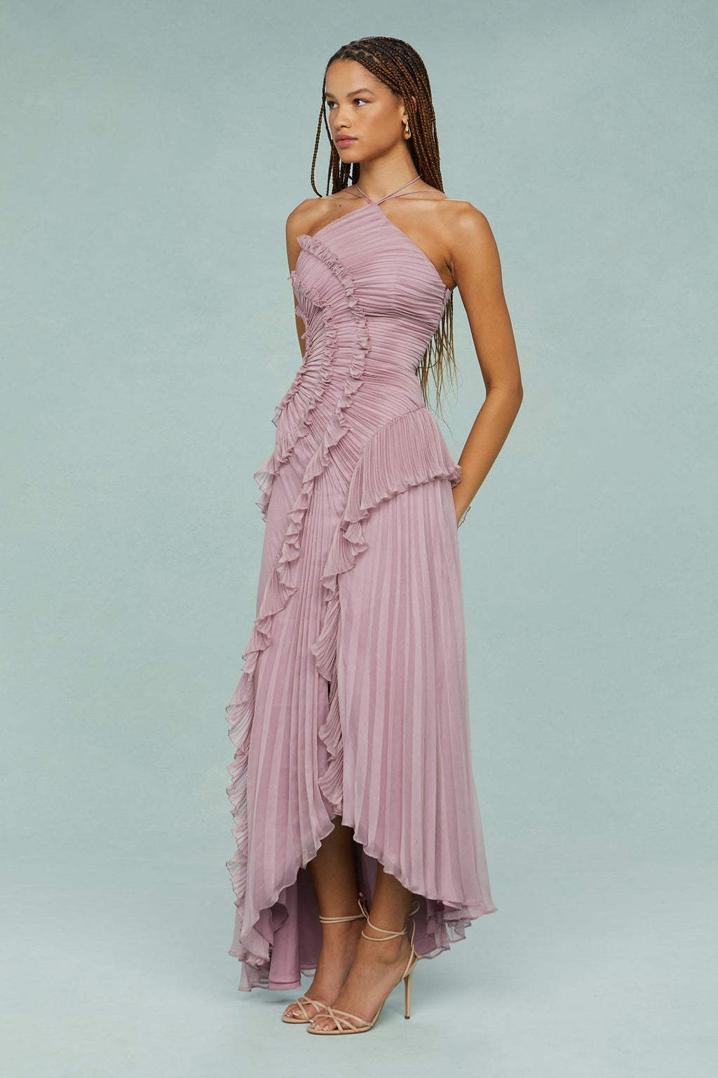 Estelle | Women's Elegant Halter Dress oaklynwear