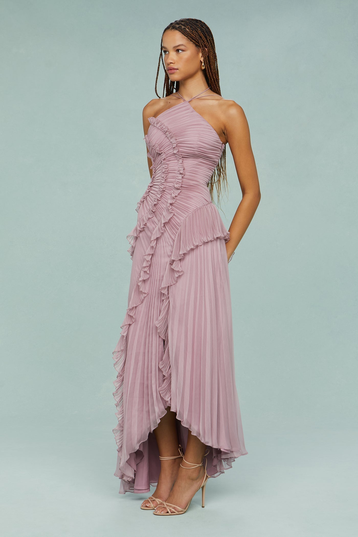 Estelle | Women's Elegant Halter Dress oaklynwear
