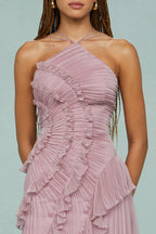 Estelle | Women's Elegant Halter Dress oaklynwear