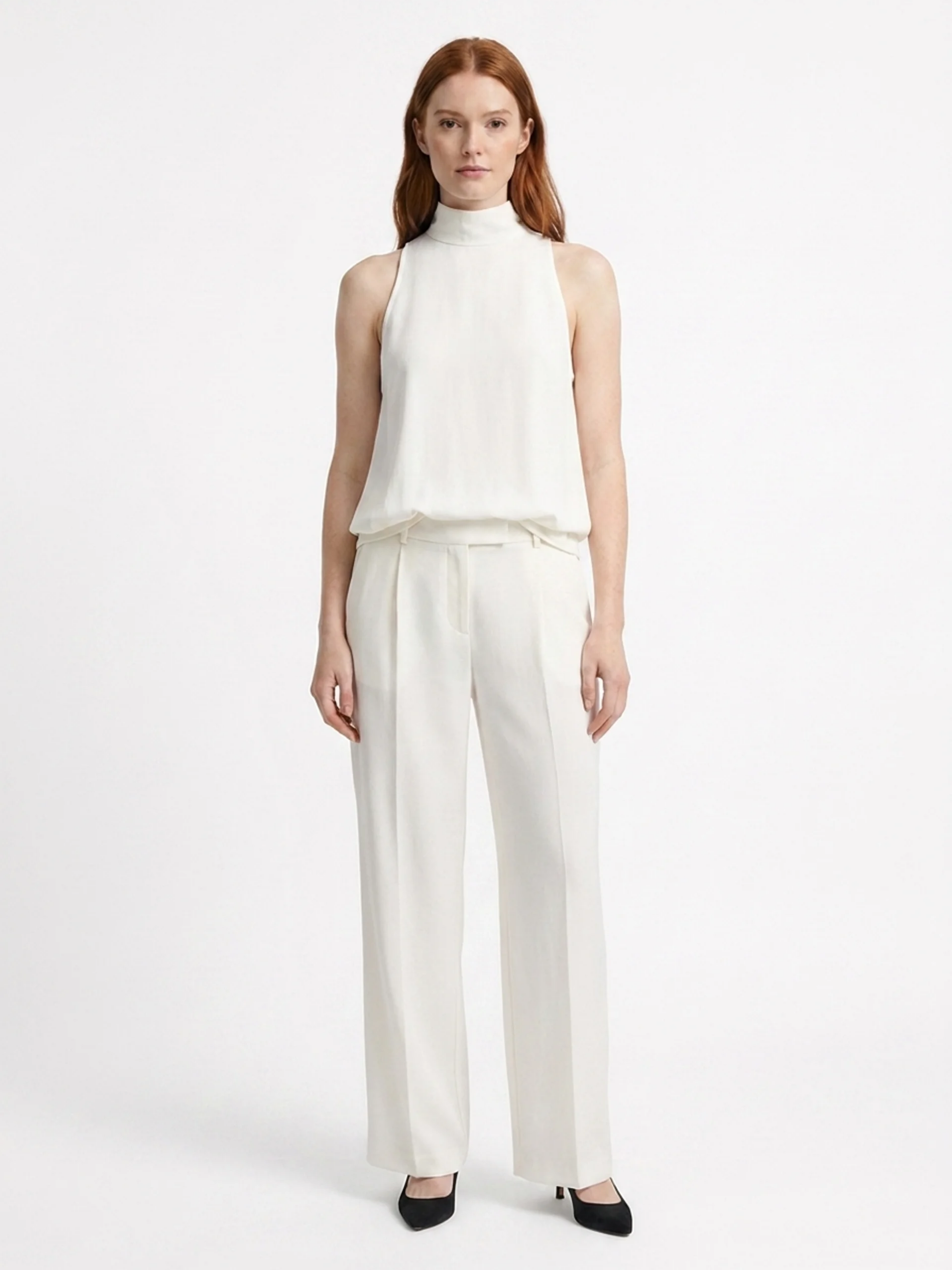 Monica | Linen Top and Trousers Set oaklynwear