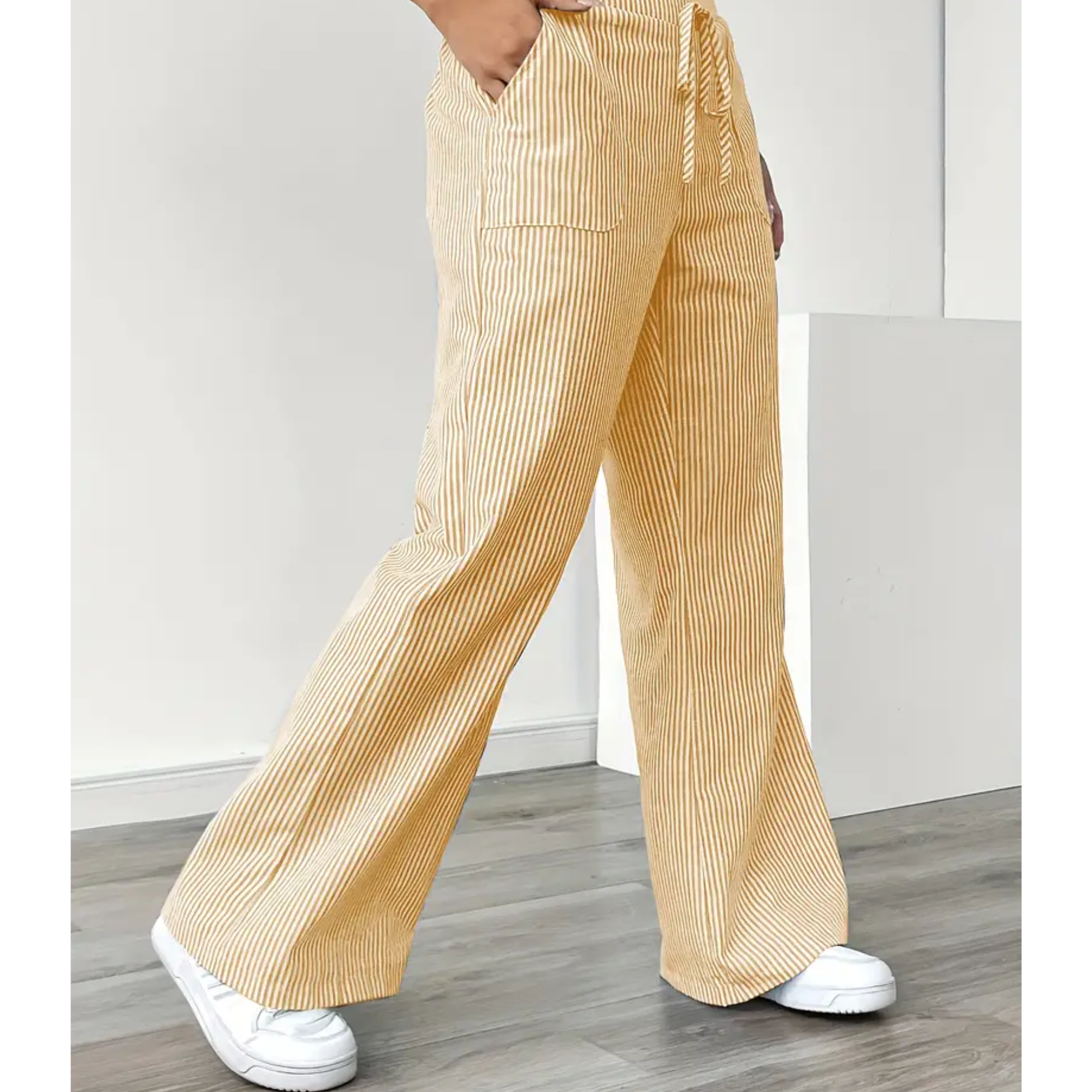 Amber™ | Striped Pant With Pockets oaklynwear
