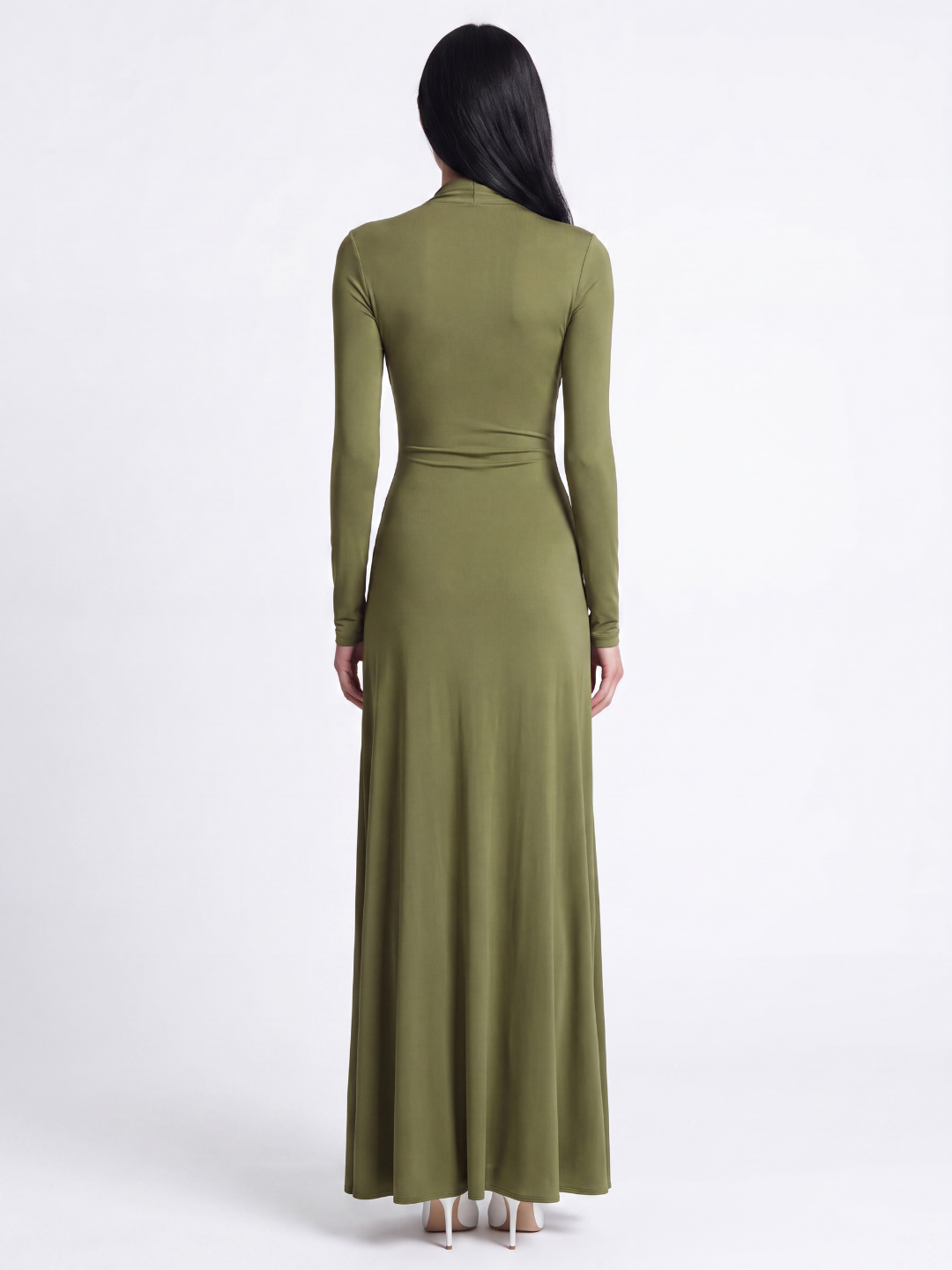 Valentina | Silky Ruched Maxi Dress oaklynwear