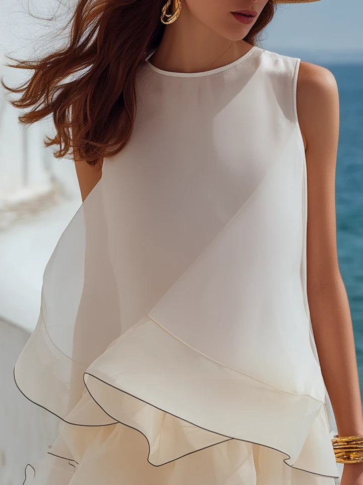 Eleanor | Mesh Top Skirt Two-Piece Set oaklynwear