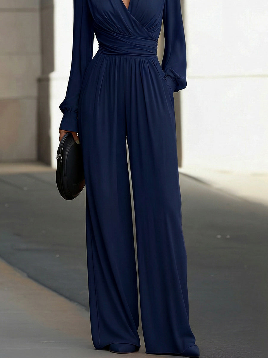 Helena | Women's Wide-Leg Jumpsuit oaklynwear