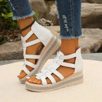 Elle | Comfort Sandals with Rhinestone Decoration oaklynwear