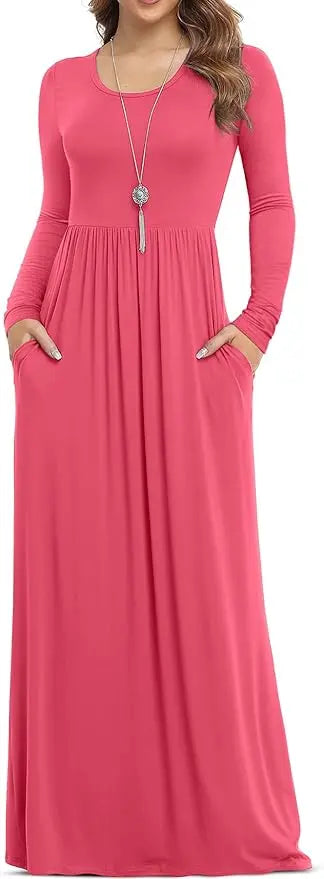 Mila | Long Sleeve Maxi Dress oaklynwear