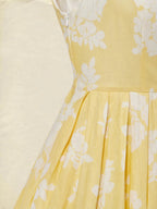 Rosanna | Women's Floral Linen Midi Dress oaklynwear
