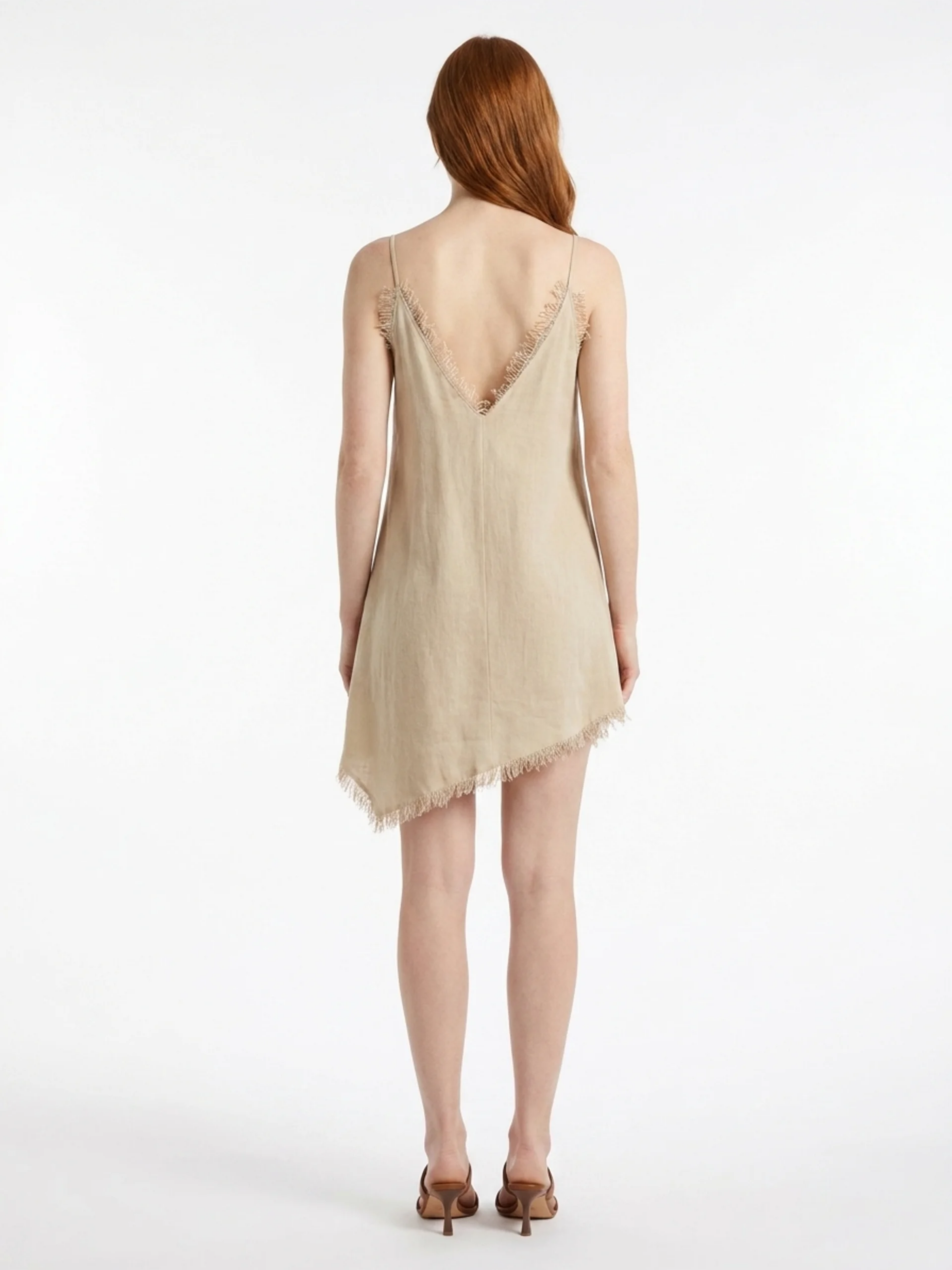 Hailey | Strapless Linen Mini Dress oaklynwear