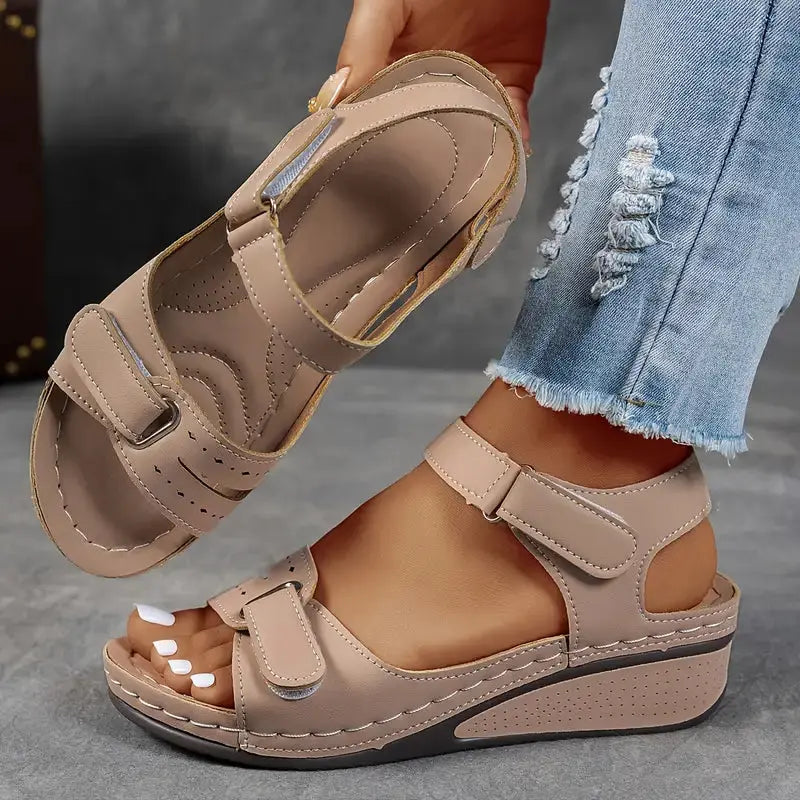 Eden | Orthopedic Sandals with Wedge Heel oaklynwear