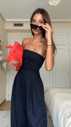 Nadine | Elegant Slip-On Wide-Leg Jumpsuit oaklynwear
