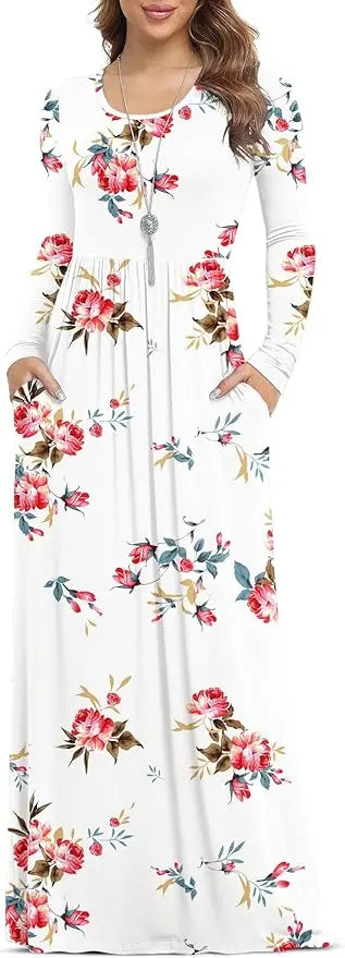 Mila | Long Sleeve Maxi Dress oaklynwear