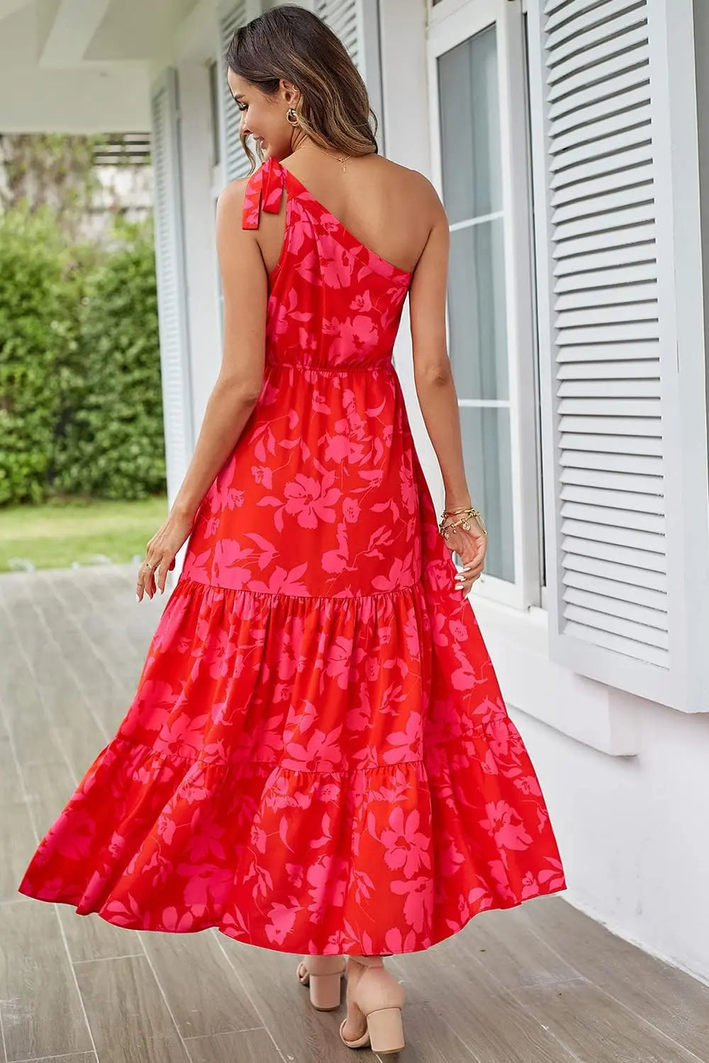 Sienna | One Shoulder Floral Maxi Dress oaklynwear