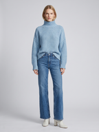 Aubrey | Turtleneck Loose Knit Pullover Sweater, Cozy Boho Winter Knit oaklynwear