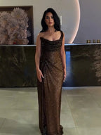 Glamour | Women's Sequin Maxi Dress oaklynwear