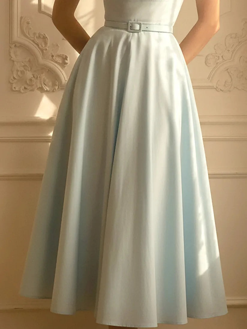 Dorothy | Women's Linen Midi Dress oaklynwear