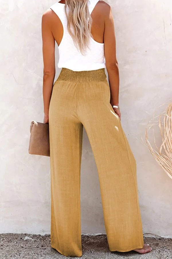 Sharon™ | Comfortable High-Waisted Trousers oaklynwear