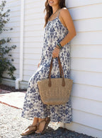Meadow | Smocked Ruffle Boho Maxi Dress oaklynwear