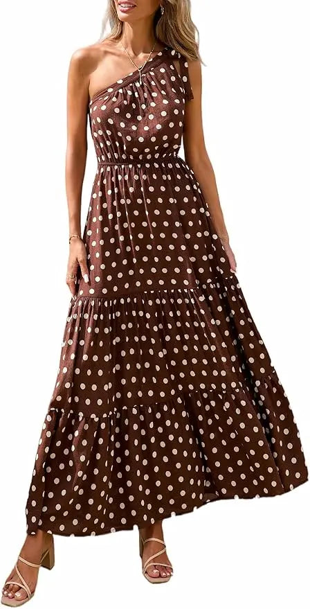 Sienna | One Shoulder Floral Maxi Dress oaklynwear