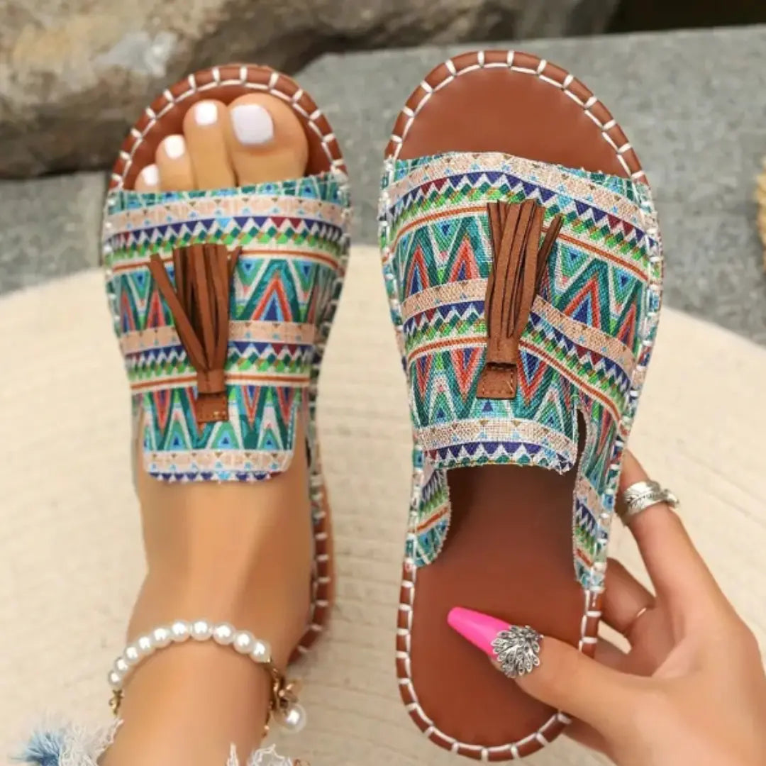 Sunny | Comfortable Flat Sandals oaklynwear